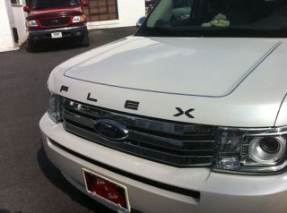 oem 2011 ford flex titanium black hood letters emblem