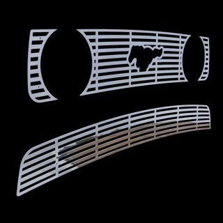 Ford Mustang GT 05 09 Chrome Billet Grille Insert Stainless Steel Trim