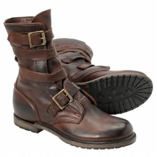 Mens Vintage Shoe Co Tanker Boot Isaac Chocolate Harness 