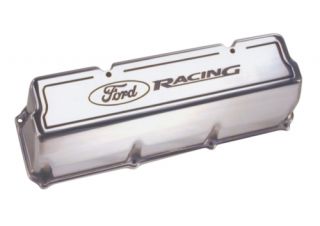 BRAND NEW FORD RACING 302/351C/351M/400 POLISHED VALVE COVERS #M 6582