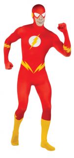  The Flash 2nd Skin Jumpsuit Costume Adult New
