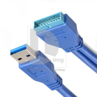 Port USB 3 0 Super Speed A Male to Motherboard 20 Pin Header Male