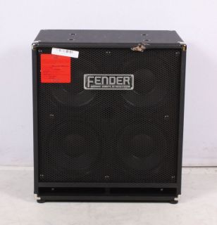 Fender Rumble 410 4x10 Bass Speaker Cabinet Black 4 Ohms