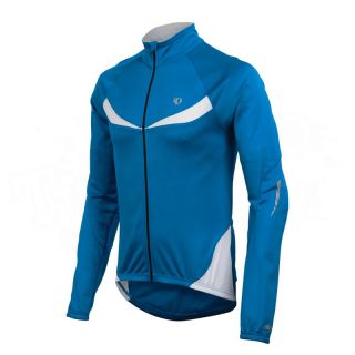 New Pearl Izumi Elite Thermal Long Sleeve Jersey Blue White Size XX