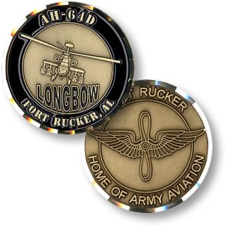 Fort Rucker Army AH 64D Longbow Helicopter Aircraft