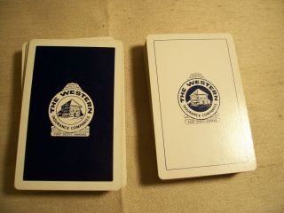  Playing Cards The Western Insurance Companies Fort Scott KS