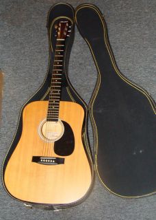 Flinthill FHG 100 Dreadnought Acoustic Guitar w Hardshell Case