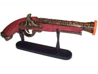 New Pirate Flintlock Pistol Musket Gun Blunderbuss Play Toy with