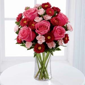  Precious Heart Bouquet XX 4790 Vase Included Flower Delivery