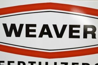 weaver fertilizers vintage antique sign
