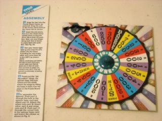 1992 tyco wheel of fortune game 2nd edition