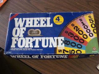 Wheel of Fortune 4th Edition 1988 Pressman Board Game