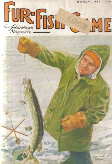 Fur Fish Game Hardings Magazine March 1961 Evinrude Mont Tremblant 308