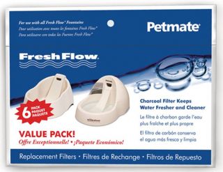 petmate fresh flow replacement filter 6 pack petmate fresh flow