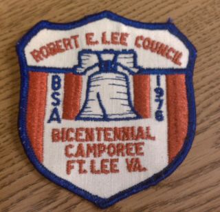 1976 Robert E. Lee, Bicentennial Camporee   Fort Lee Va.