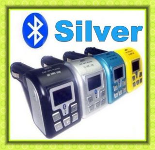 CAR  Player Bluetooth FM TRANSMITTER USB SD/MMC KITS  Silver