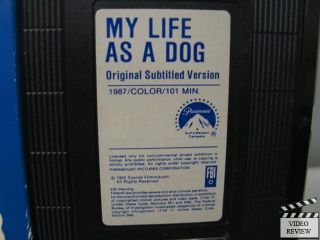 My Life As A Dog (VHS, Subtitled) Lasse Hallstrom
