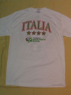 2006 Italy Italia FIFA World Cup Champs Medium T Shirt