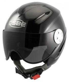 Osbe Proton Jr Youth Kids Goggle Less Ski Snowboard Helmet Metal Black