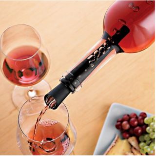 Nuance Wine Finer with Flat Top Bottle Decanter Pourer Filter Stopper