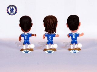 Soccer Chelsea 3pcs drogba Torres Lampard 2 6 Doll Toy Figure