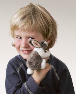 Mini Bunny Rabbit Finger Puppet New Folkmanis Puppets 2727