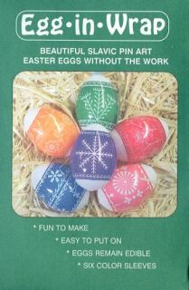  Style Slavic Pin Art Easter Egg in Wrap Egg Wrap Sleeves   Pysanky