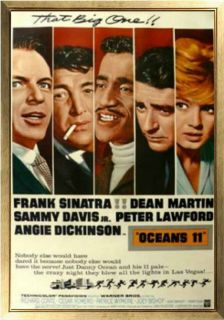  Poster Oceans 11 Frank Sinatra Dean Martin Sammy Davis Jr
