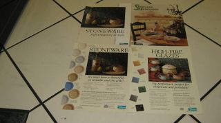 Duncan Stoneware Information Guide Hi Fire Glazes Clay