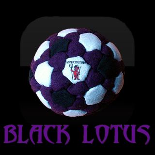 Black Lotus Footbag Pellets 92 Pan Freestyle Hacky Sack