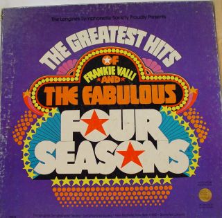 FRANKIE VALLI & THE FOUR SEASONS the greatest hits 4 LP VG LONGINES