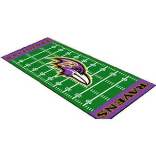  Ravens Runner Rug Sports Football Field Decor Accent Carpet