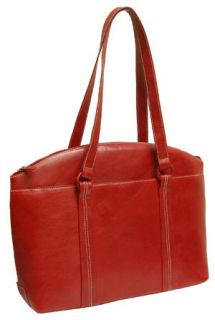 Franklin Covey 15 4 Leather Laptop Tote Womens Shoulder Briefcase Red