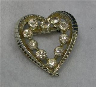 faux diamond heart brooch from tv s i love lucy