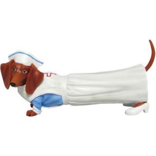 Hot Diggity First Aid Nurse Dachshund Dog Figurine by Westland