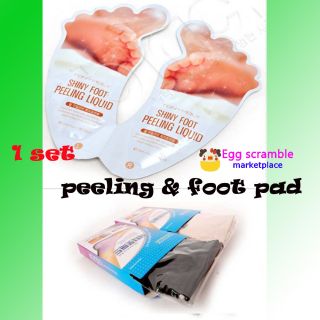 Foot care peeling TONYMOLY shiny Liquid foot pad Baby Exfoliation