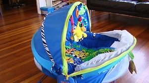 FISHER PRICE play dome Bounce tent for beach camping and musical toy