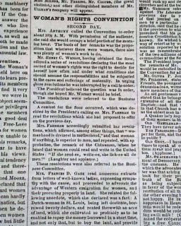  Newspaper Utah War Mormons Frederick Douglass Womens Suffrage