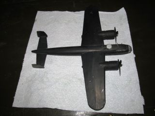 Vintage Dornier DO 217 WWII German Bomber Shelf Model Wood Metal