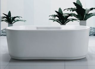  Freestanding Soaking Tubs / Modern Soaker Bathtub ~ Royale / White Tub