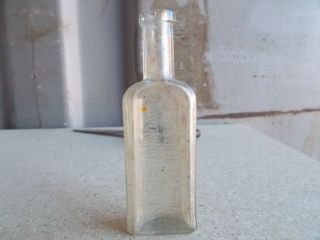 Vintage Fitts Blue Ribbon Flavoring Extracts Bottle