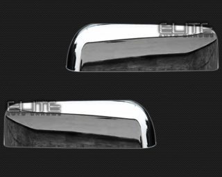 2009 2012 Ford F150 Half Top Chrome Mirror Covers
