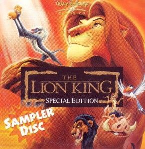 The Lion King Sampler Disc RARE Pocket DVD