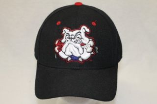 Fresno State Bulldogs NCAA Hat Cap DHS ZHS Bulldog with Bone Black