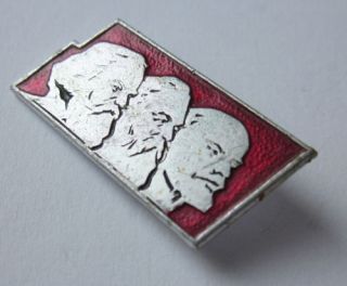  Lenin Russian Karl Marx Friedrich Engels German Communist Soviet Pin