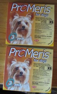 Fort Dodge Promeris for Dogs 11 pounds and under two packs of 3 (6