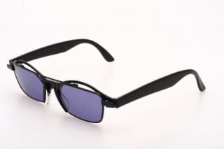 Flat Black Technical Design Sunglasses by Swatch FMG Swiss L6W