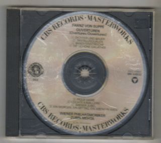 Franz Von Suppe Ouverturen CBS Records Masterworks