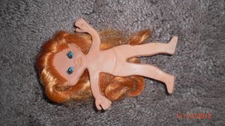 Cute Orange Hair Flatsy Doll by Ideal Vintage 1969