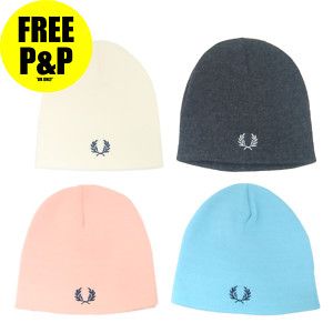 Fred Perry Assorted Beanie Hats RRP £15 Free P P